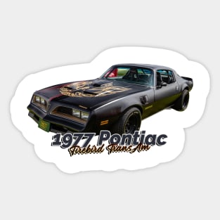 1977 Pontiac Firebird Trans Am Sticker